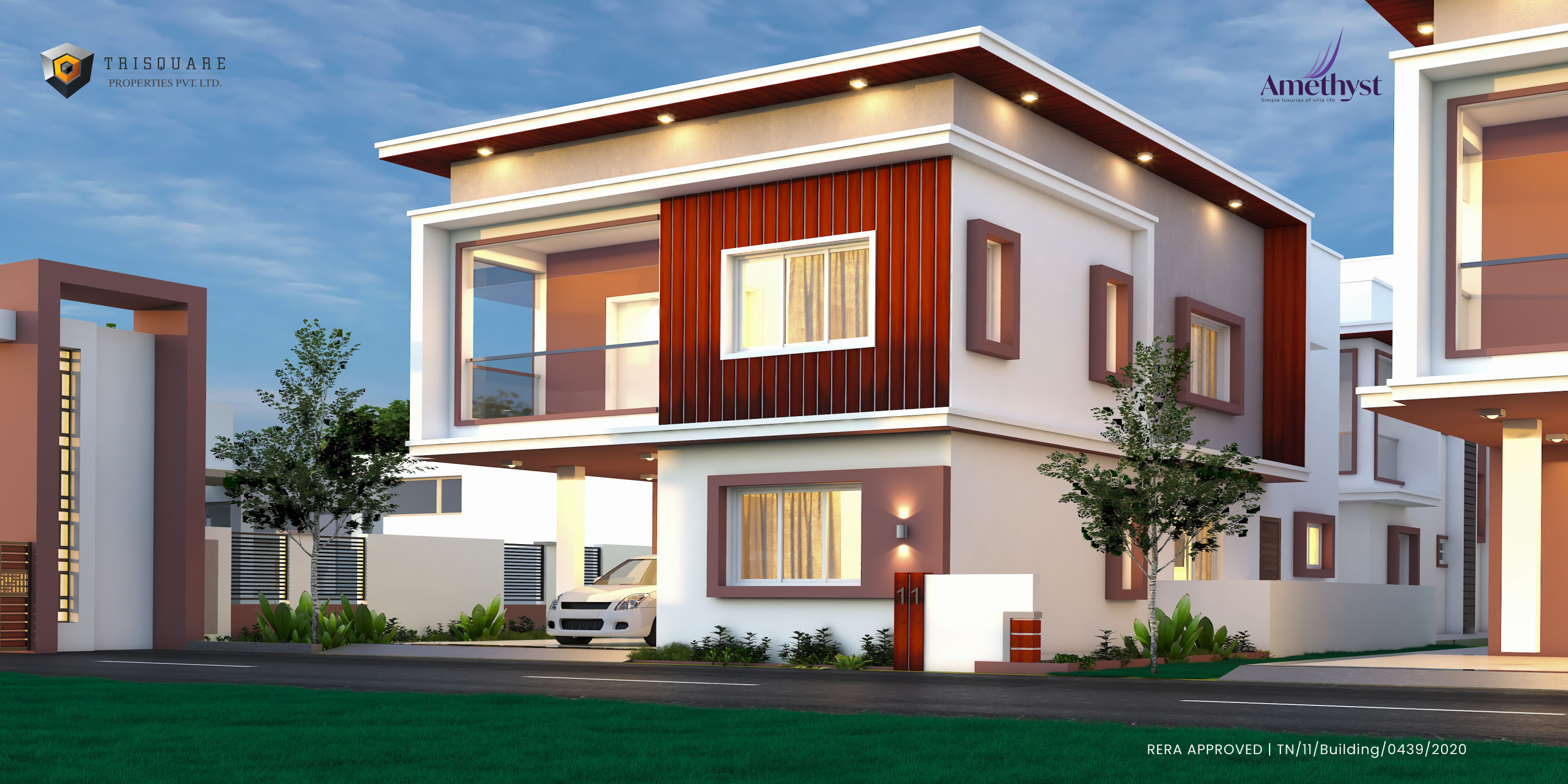 3 BHK Villa for Sale in Coimbatore - Trisquare Amethyst