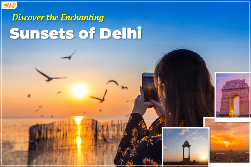 Enchanting Sunsets of Delhi: A Visual Feast of Colors