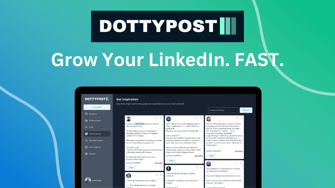 Dottypost - Grow Your LinkedIn Audience